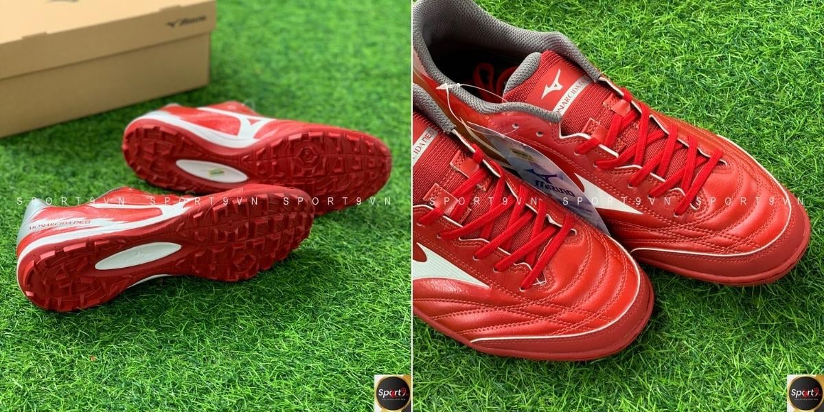 Mizuno Monarcida Neo Sala Pro TF - Q1GB222160 - Màu Đỏ